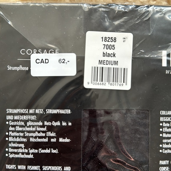 Two pairs of Wolford stockings. Package never opened. - Picture 9 of 9